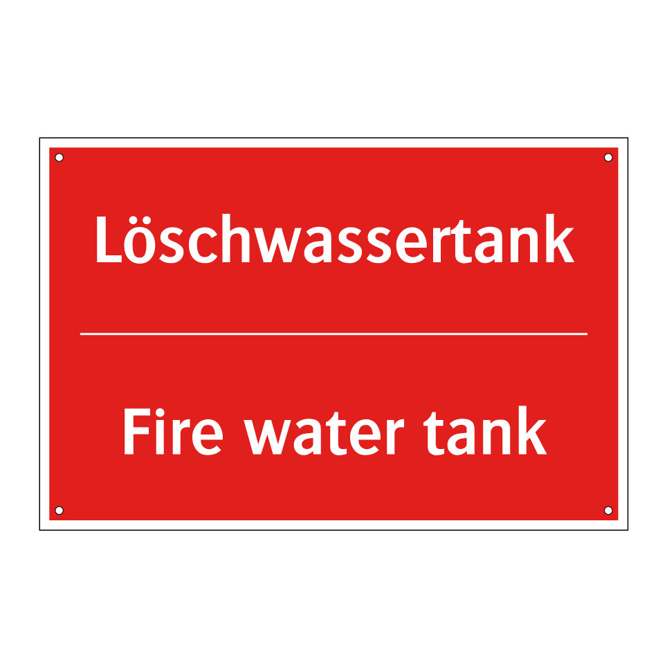 Löschwassertank - Fire water tank