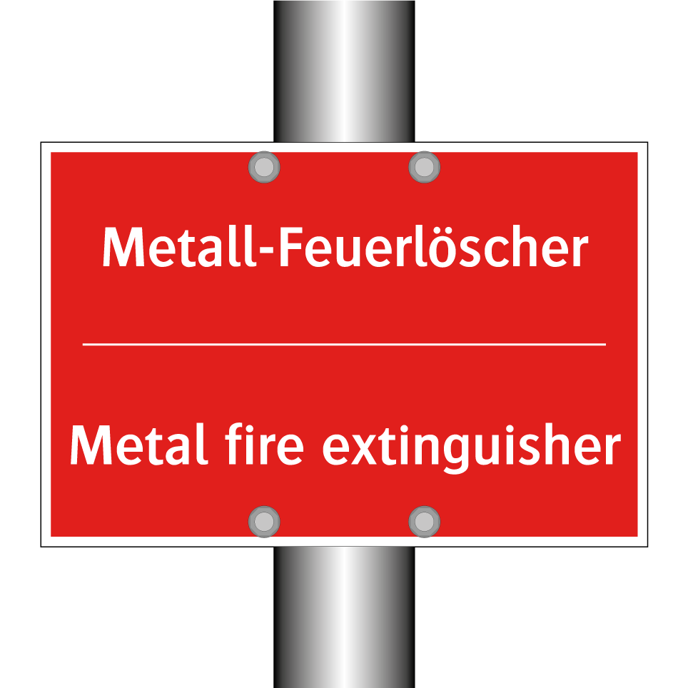 Metall-Feuerlöscher - Metal fire extinguisher