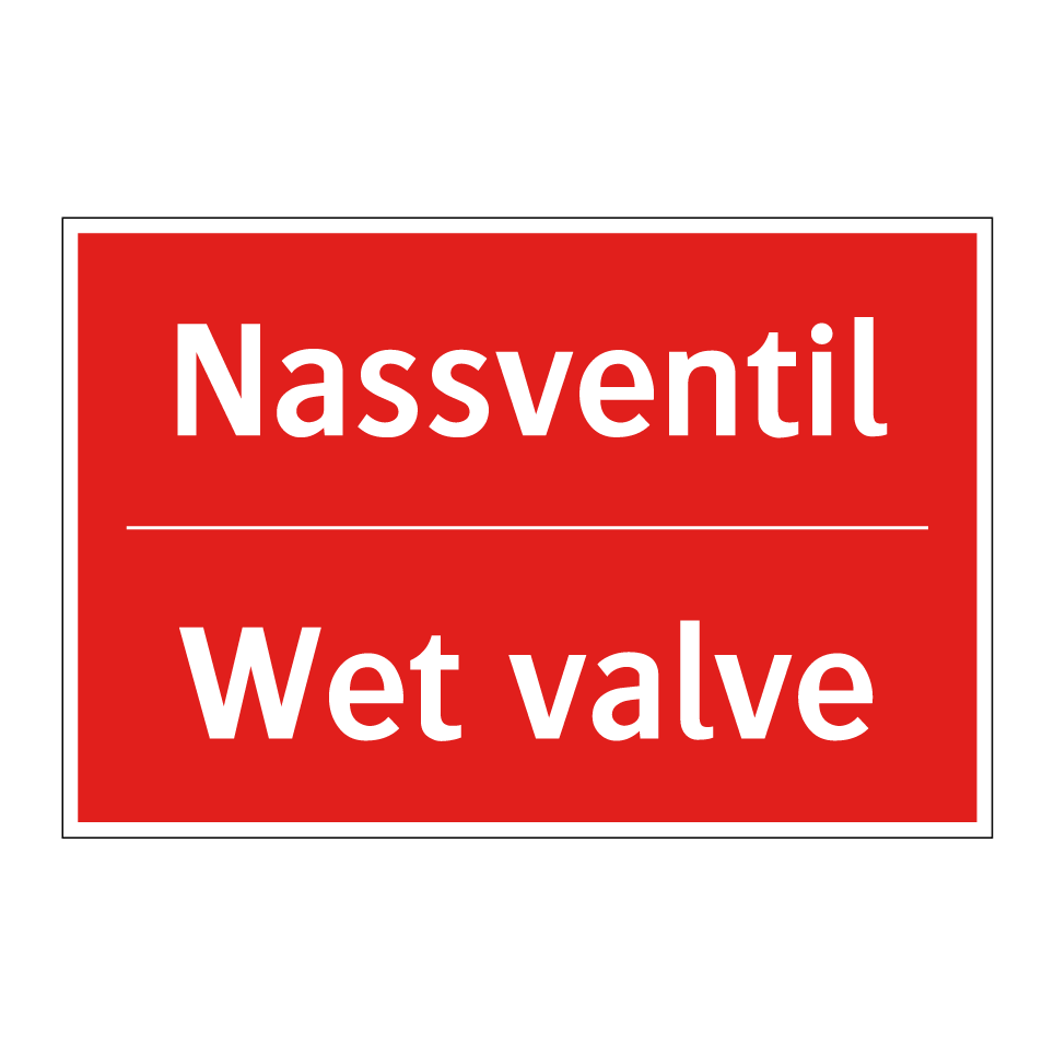 Nassventil - Wet valve