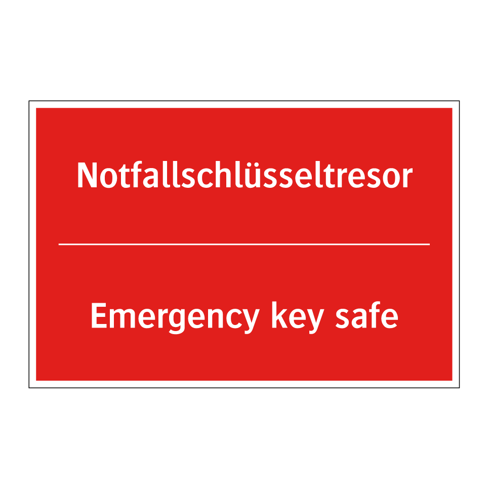 Notfallschlüsseltresor - Emergency key safe