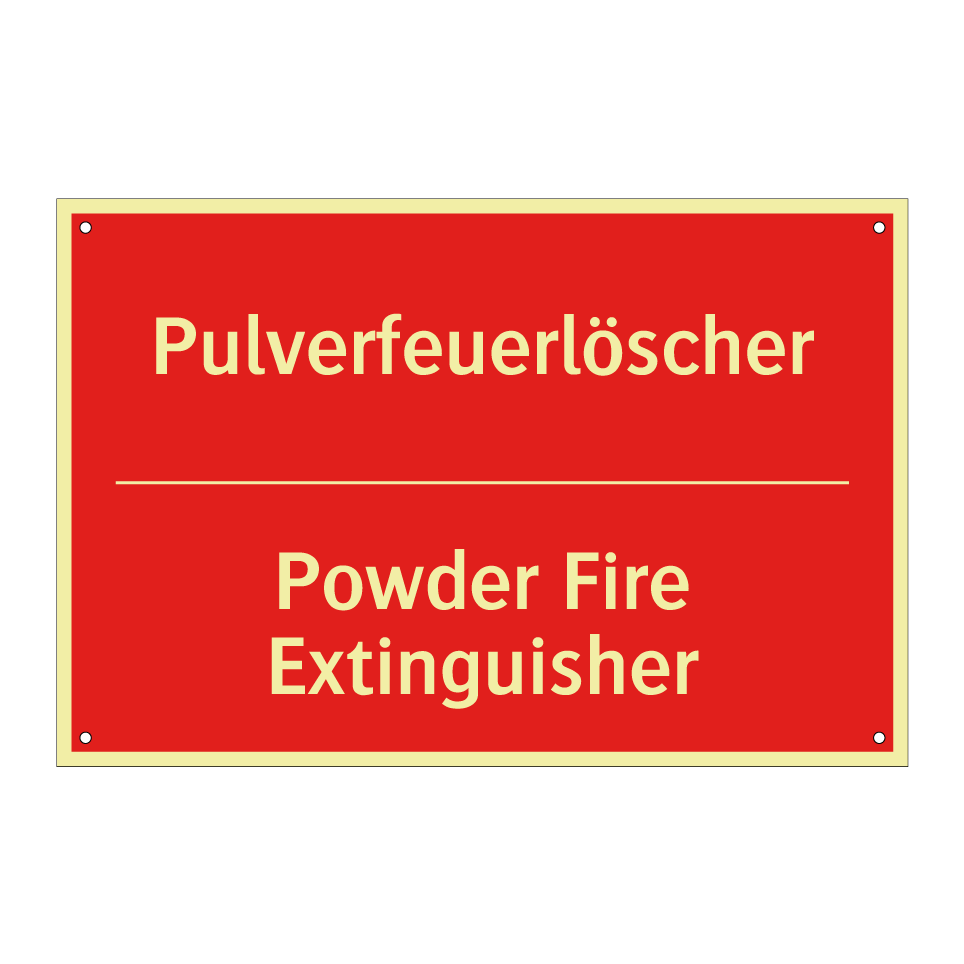 Pulverfeuerlöscher - Powder Fire Extinguisher