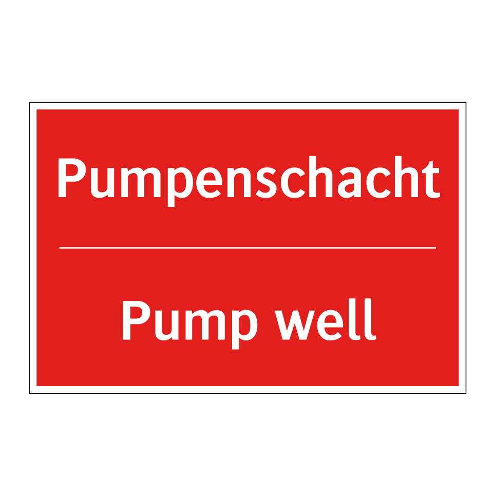 Pumpenschacht - Pump well