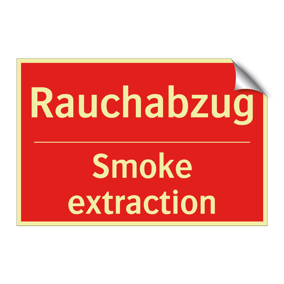 Rauchabzug - Smoke extraction