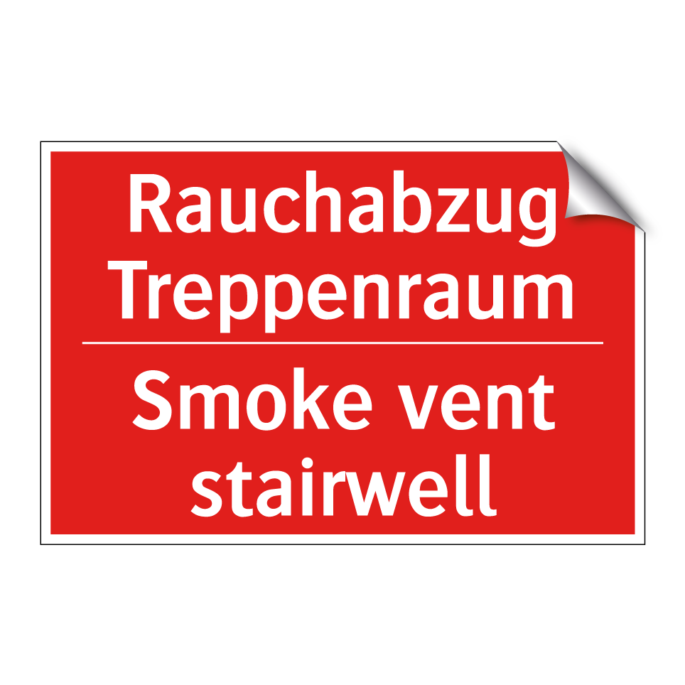 Rauchabzug Treppenraum - Smoke vent stairwell