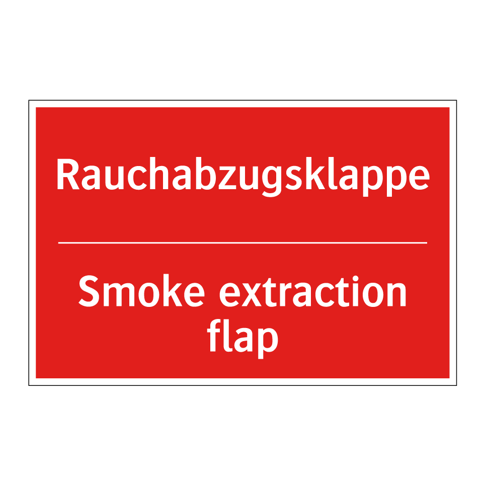 Rauchabzugsklappe - Smoke extraction flap