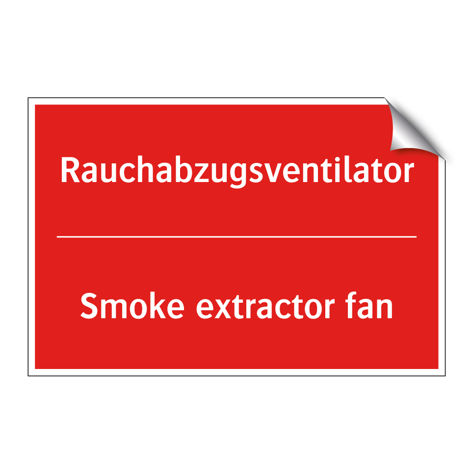 Rauchabzugsventilator - Smoke extractor fan
