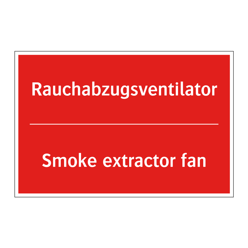Rauchabzugsventilator - Smoke extractor fan