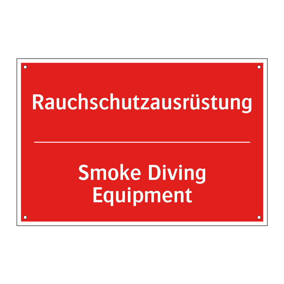 Rauchschutzausrüstung - Smoke Diving Equipment
