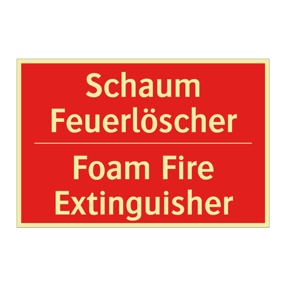 Schaum Feuerlöscher - Foam Fire Extinguisher