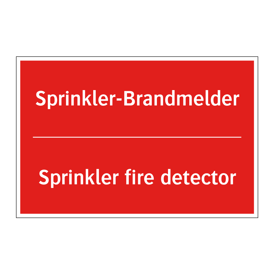 Sprinkler-Brandmelder - Sprinkler fire detector
