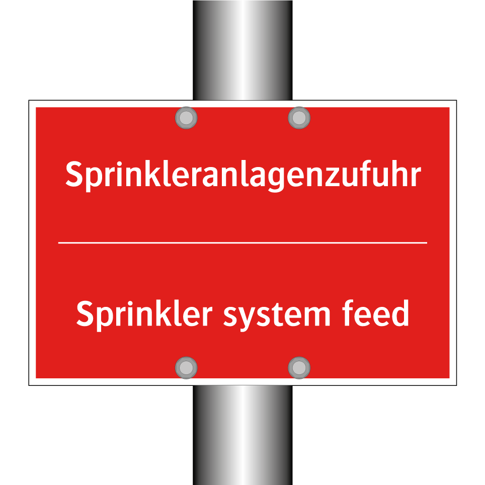 Sprinkleranlagenzufuhr - Sprinkler system feed