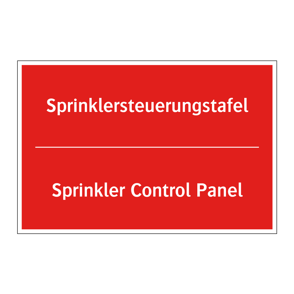 Sprinklersteuerungstafel - Sprinkler Control Panel