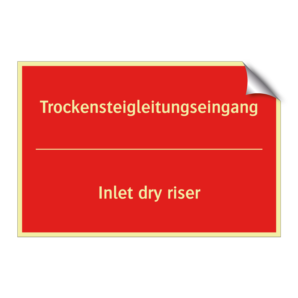 Trockensteigleitungseingang - Inlet dry riser