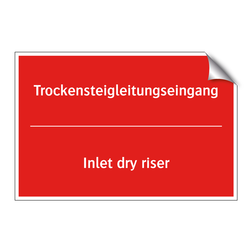 Trockensteigleitungseingang - Inlet dry riser