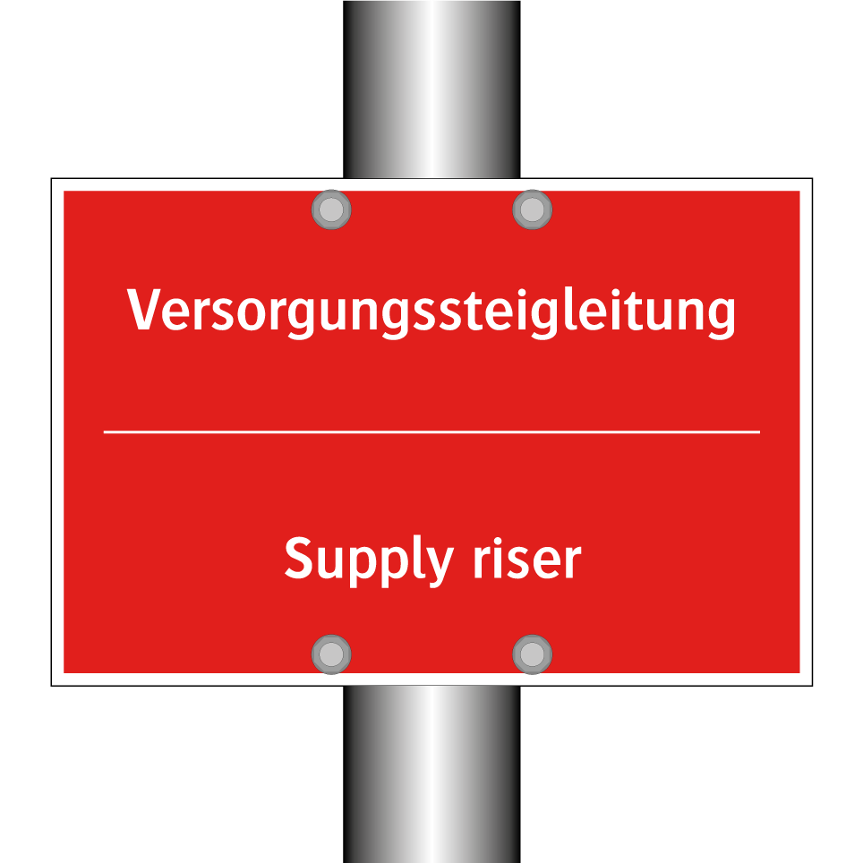 Versorgungssteigleitung - Supply riser