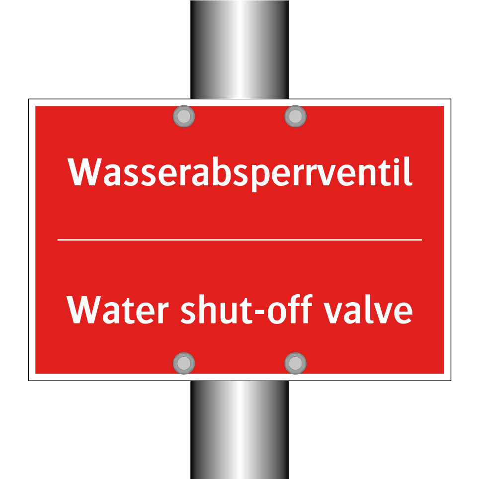 Wasserabsperrventil - Water shut-off valve