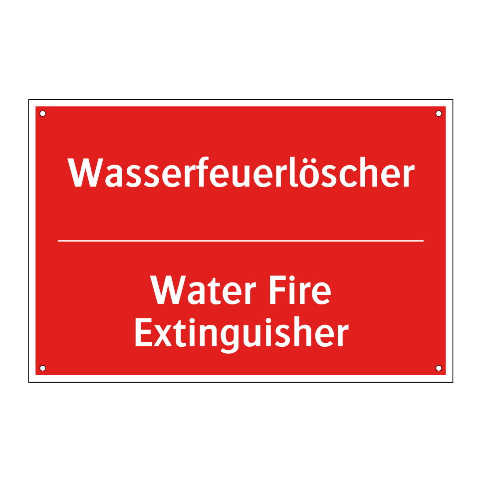 Wasserfeuerlöscher - Water Fire Extinguisher
