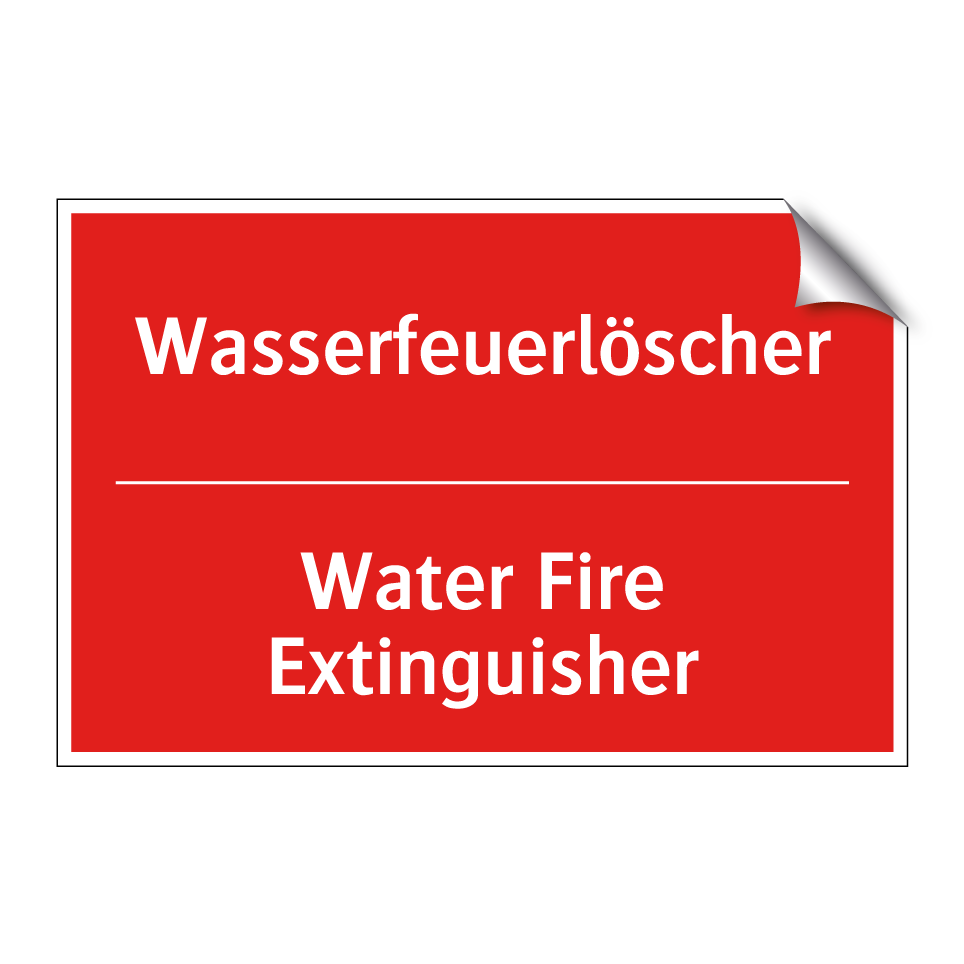 Wasserfeuerlöscher - Water Fire Extinguisher