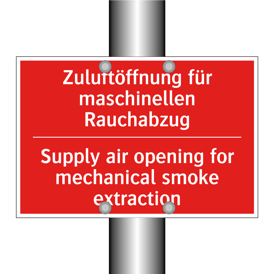Zuluftöffnung für maschinellen /.../ - Supply air opening for mechanical /.../