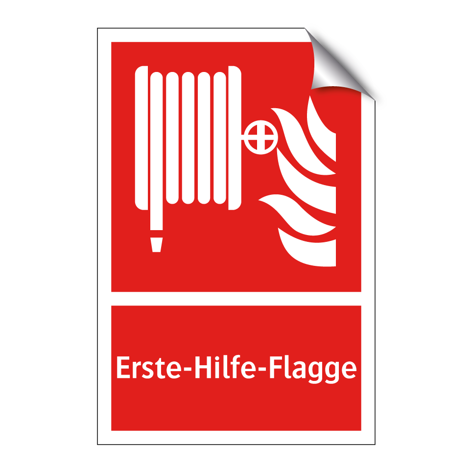 Erste-Hilfe-Flagge