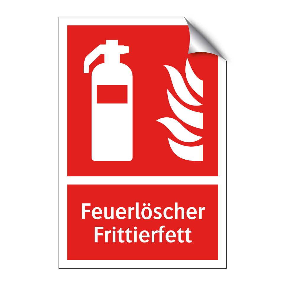 Feuerlöscher Frittierfett
