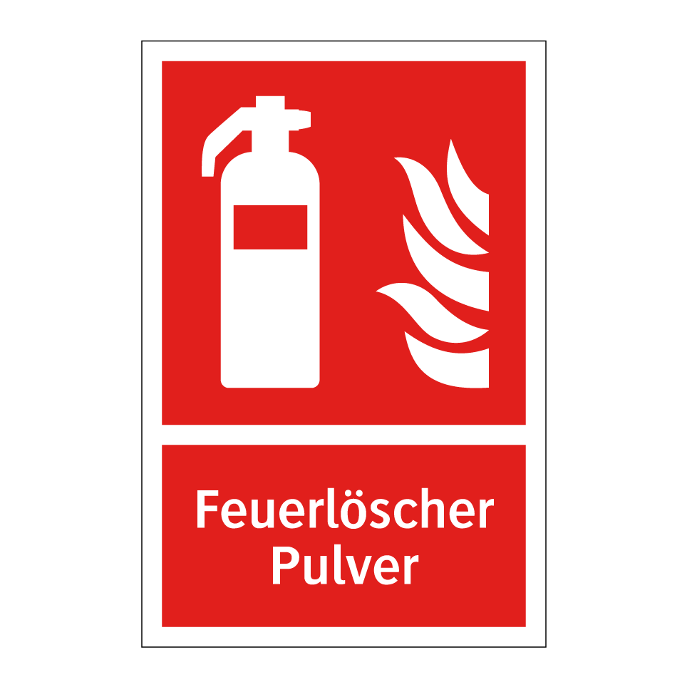 Feuerlöscher Pulver