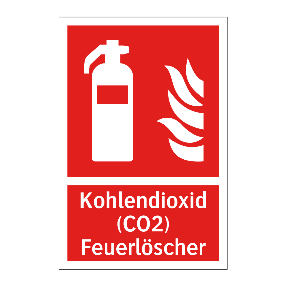Kohlendioxid (CO2) Feuerlöscher