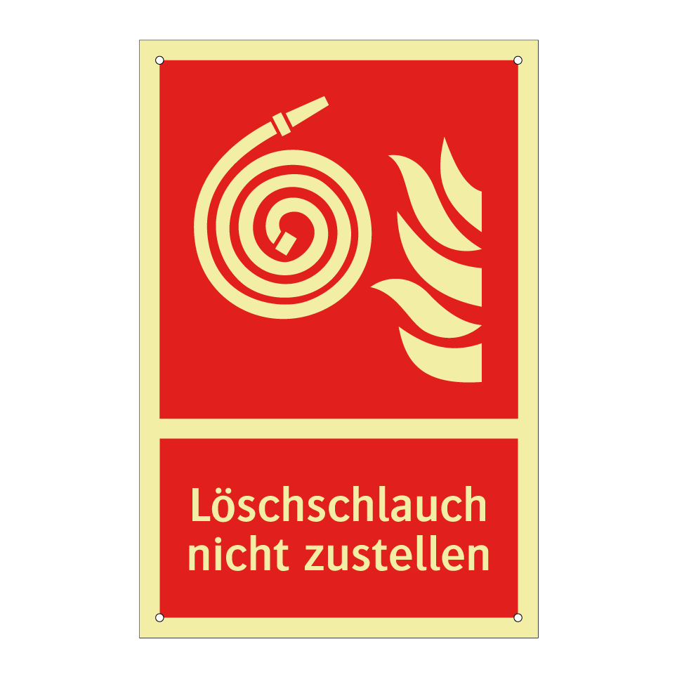 Löschschlauch nicht zustellen