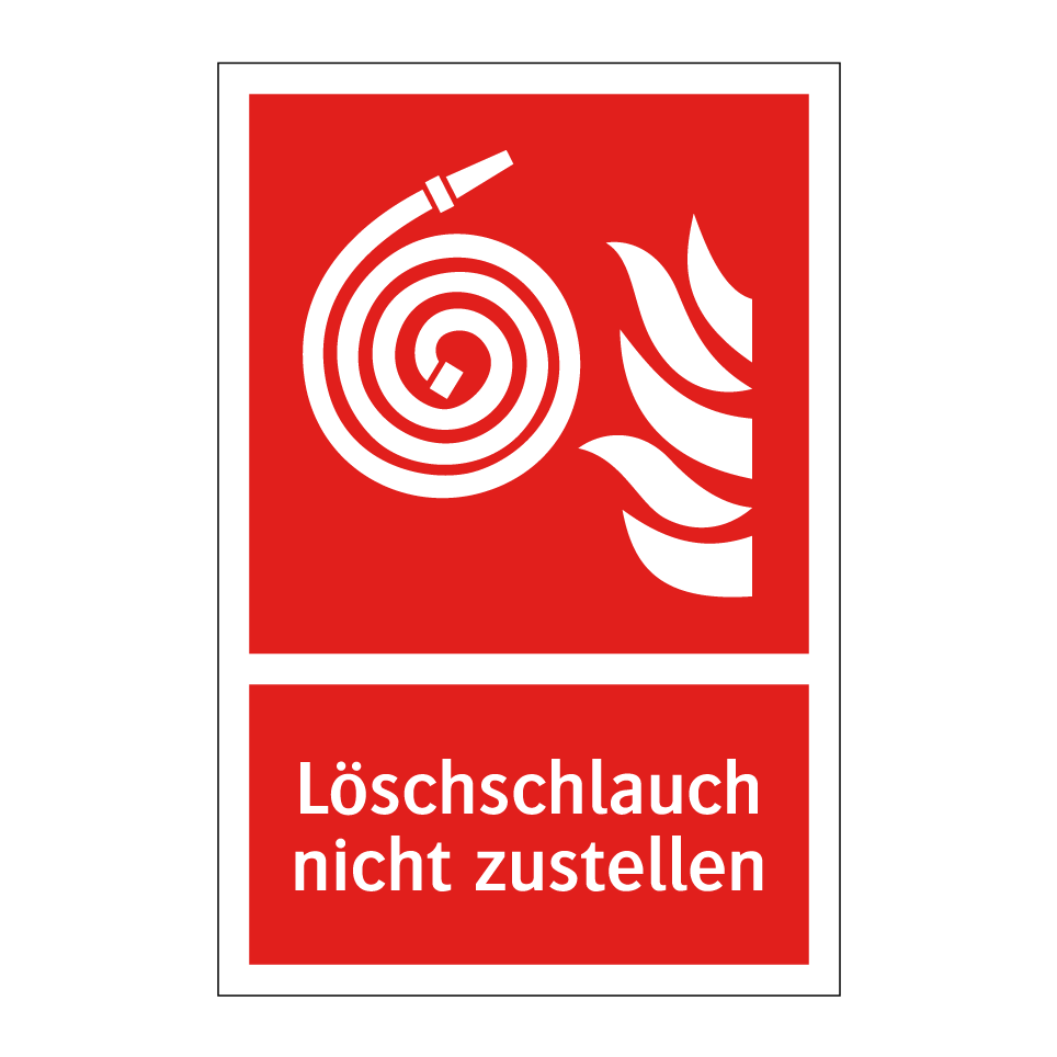 Löschschlauch nicht zustellen