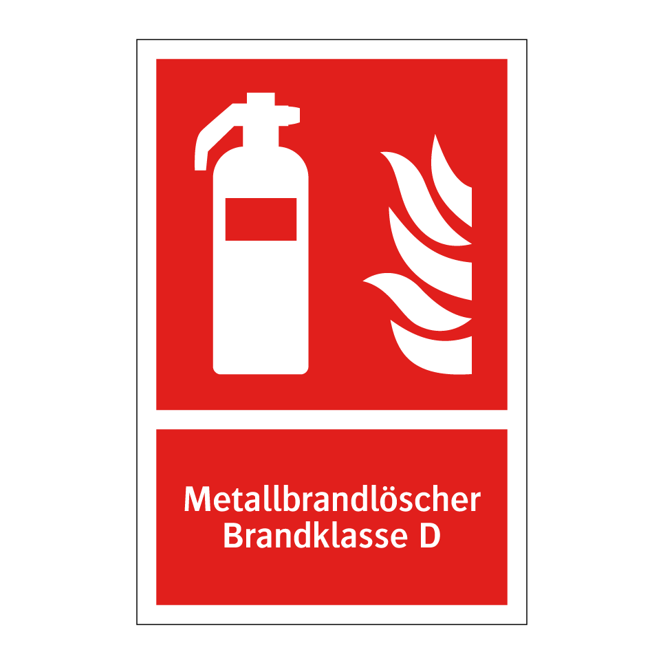 Metallbrandlöscher Brandklasse D