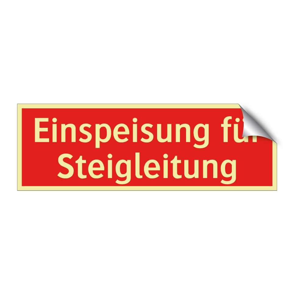 Einspeisung für Steigleitung