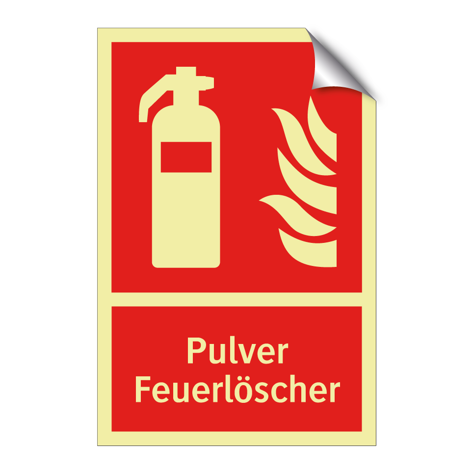 Pulver Feuerlöscher