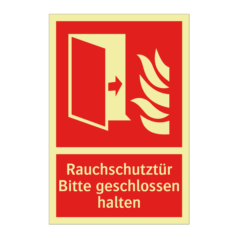 Rauchschutztür Bitte geschlossen halten
