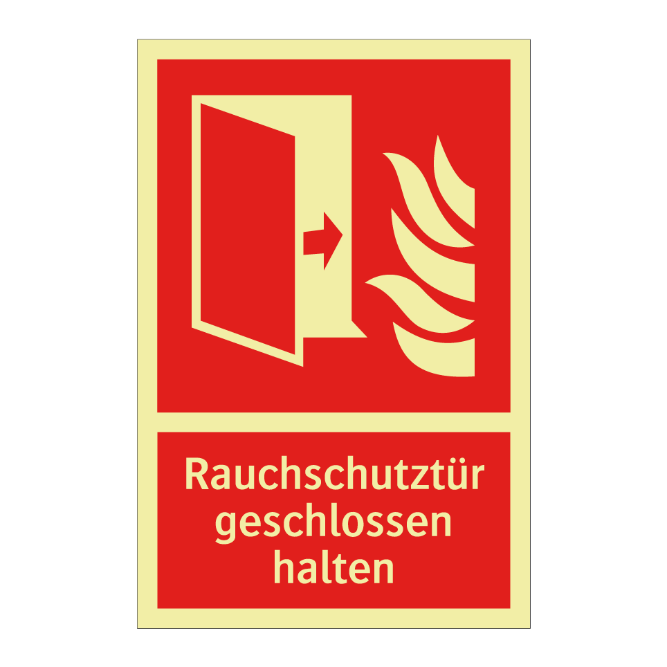 Rauchschutztür geschlossen halten