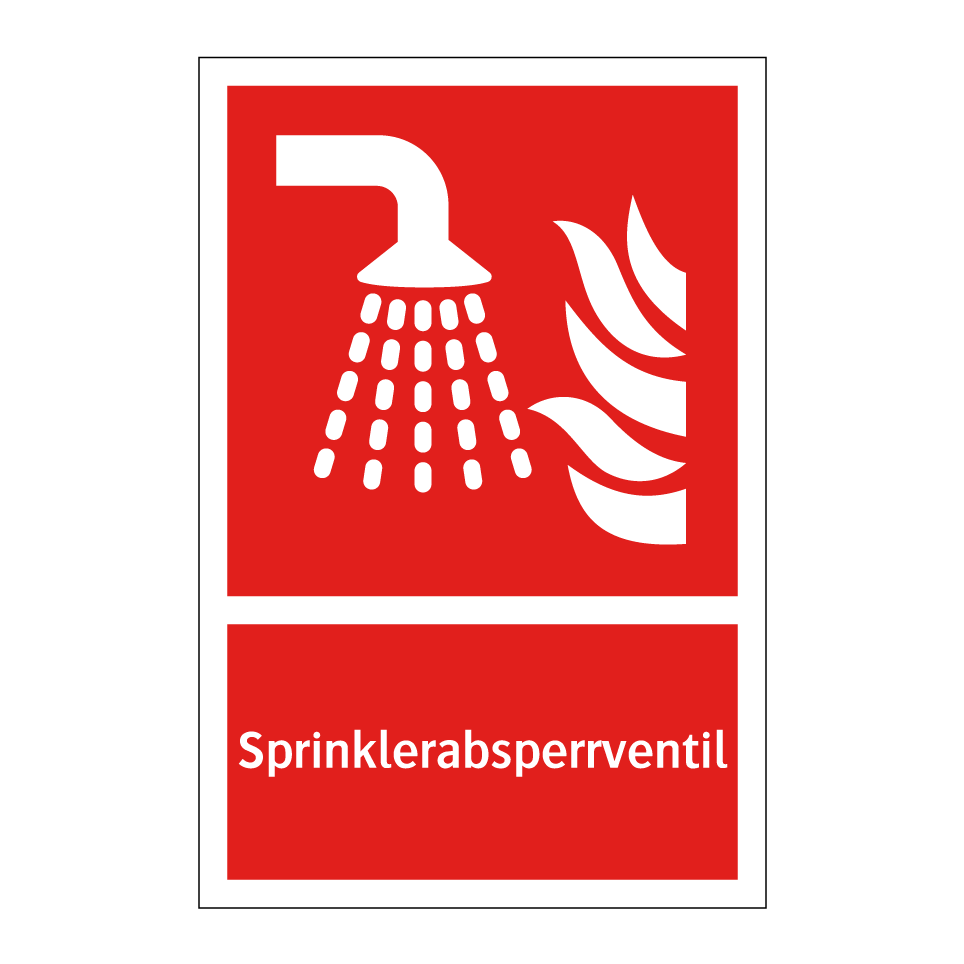 Sprinklerabsperrventil