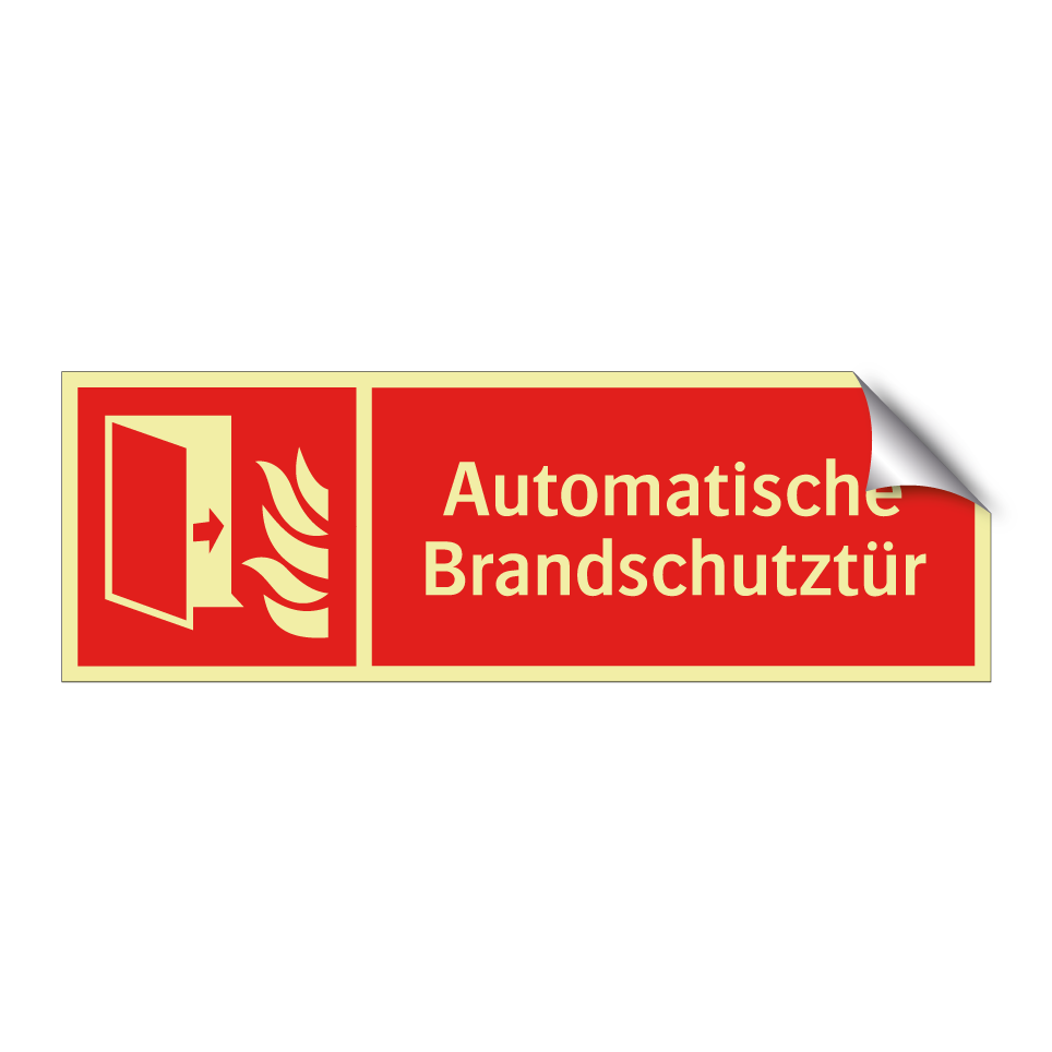 Automatische Brandschutztür