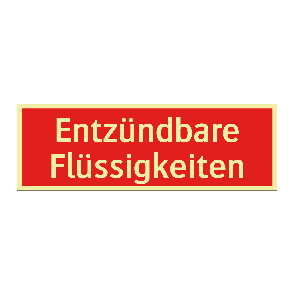 Entzündbare Flüssigkeiten