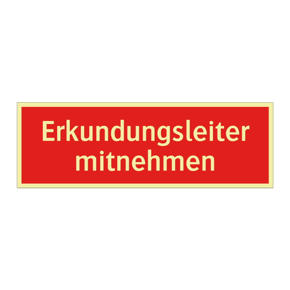 Erkundungsleiter mitnehmen