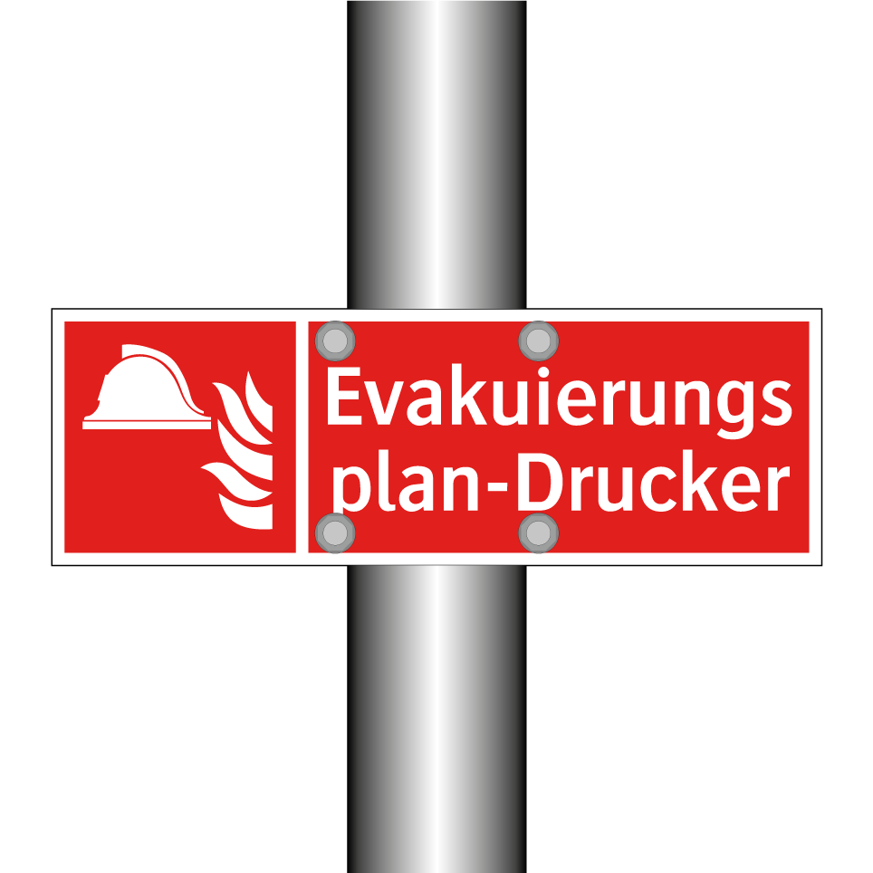 Evakuierungsplan-Drucker