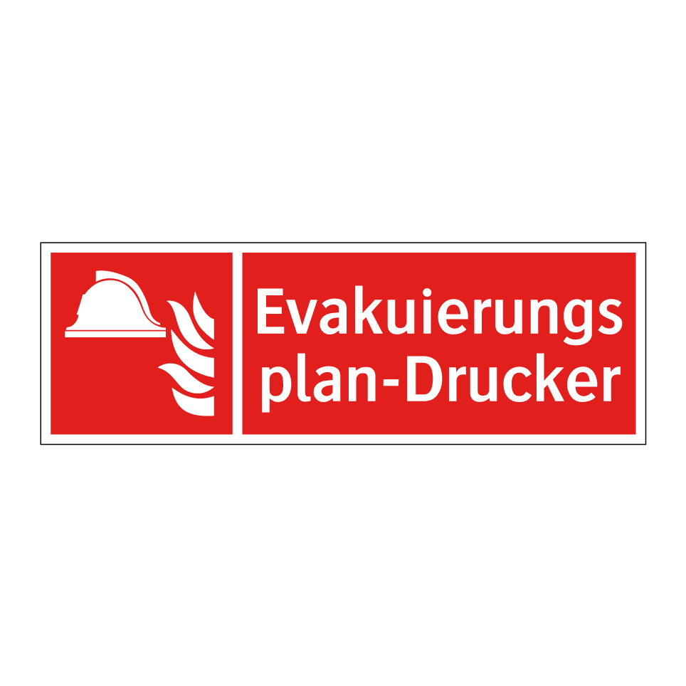 Evakuierungsplan-Drucker