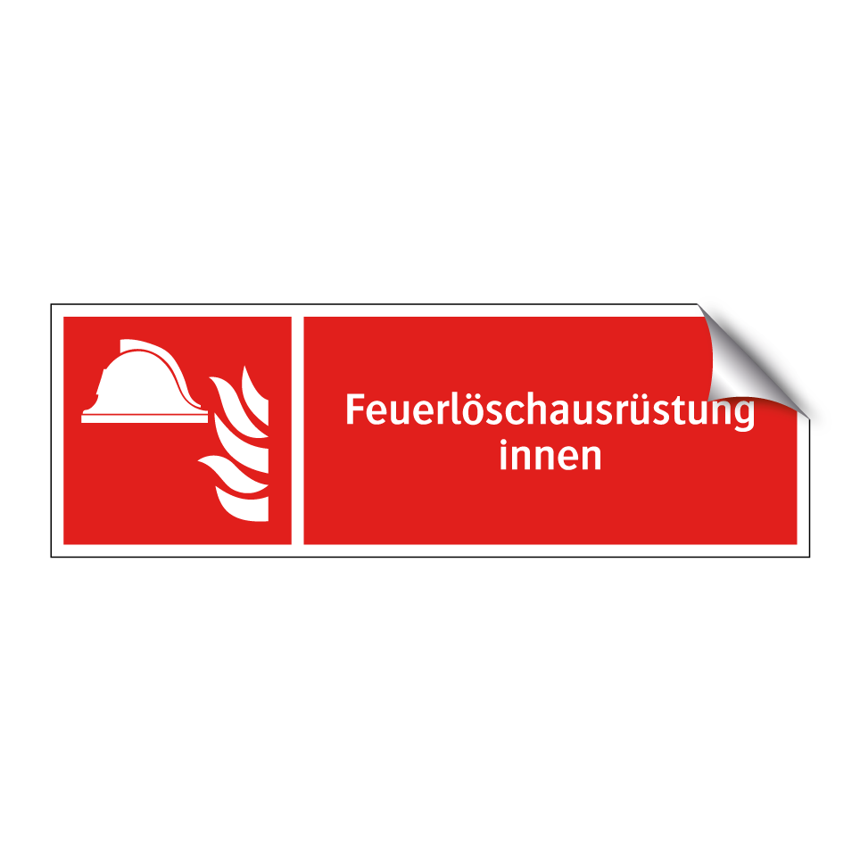 Feuerlöschausrüstung innen