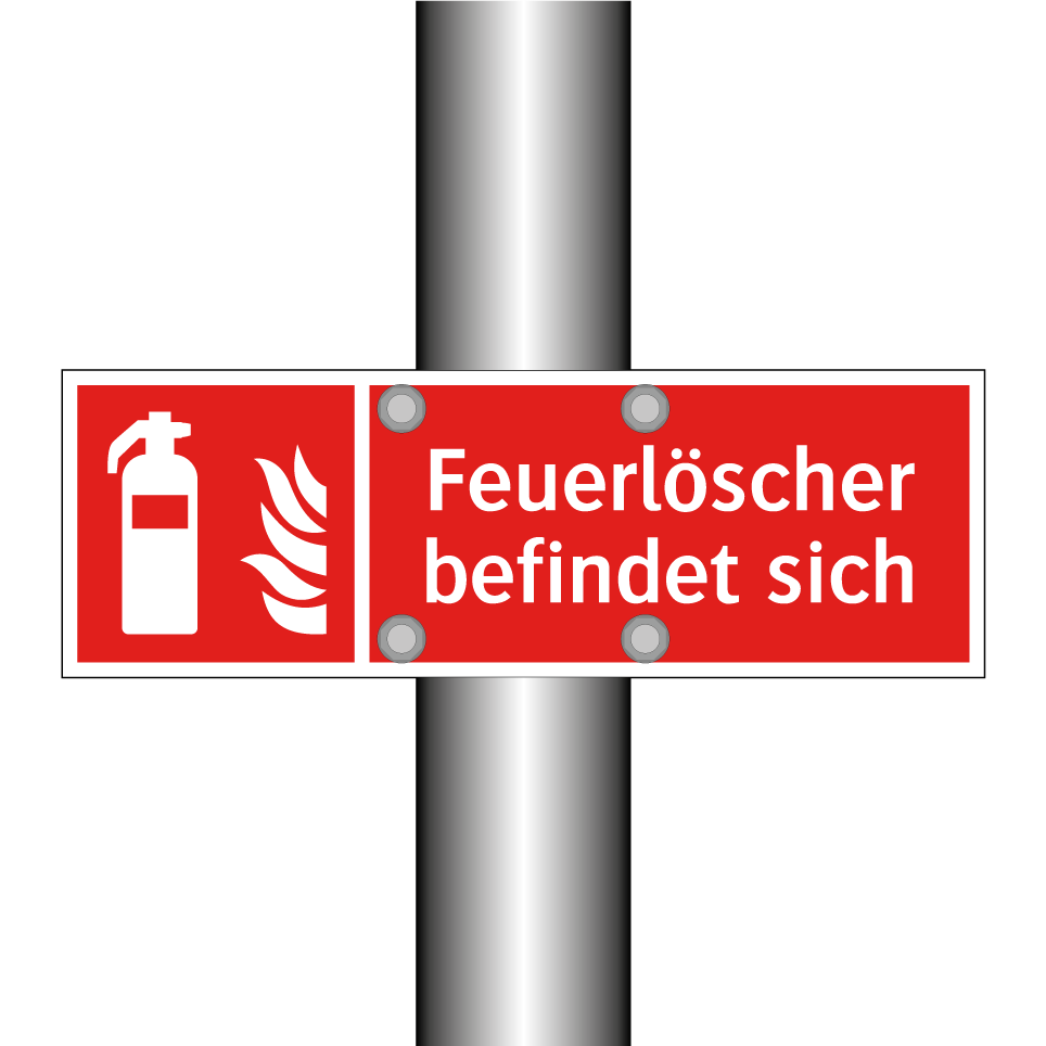 Feuerlöscher befindet sich