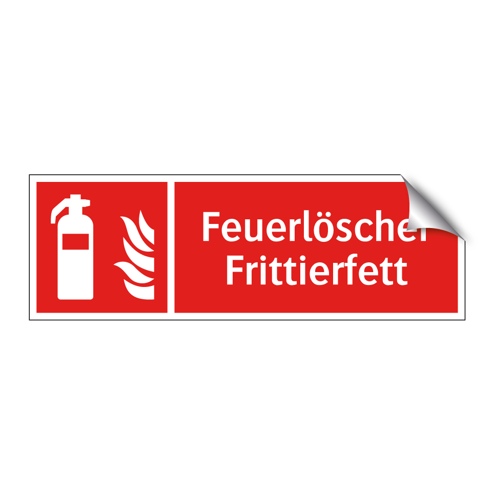 Feuerlöscher Frittierfett