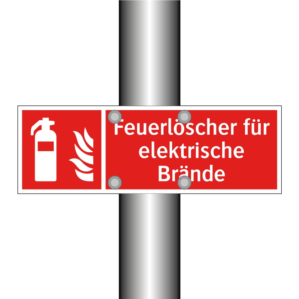 Feuerlöscher für elektrische Brände