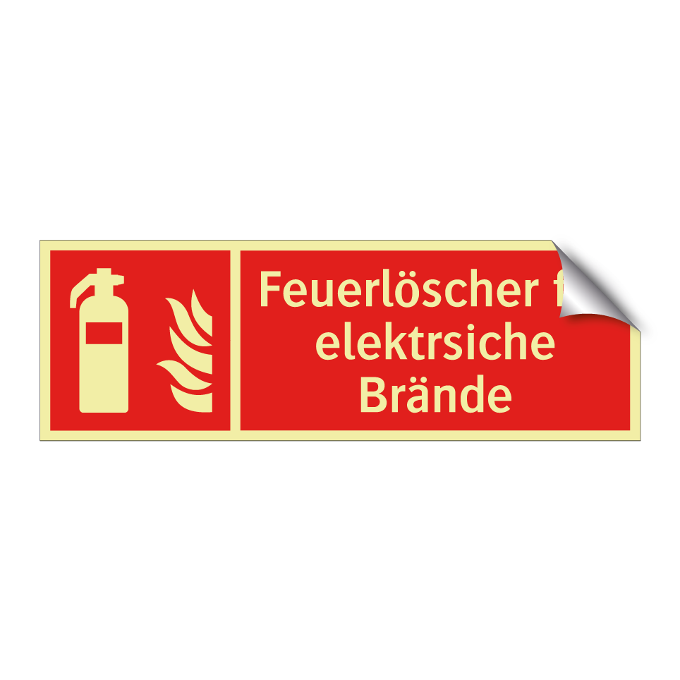 Feuerlöscher für elektrsiche Brände