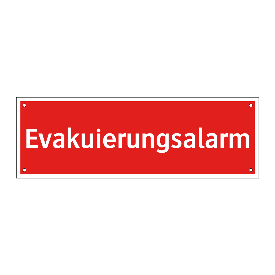 Evakuierungsalarm
