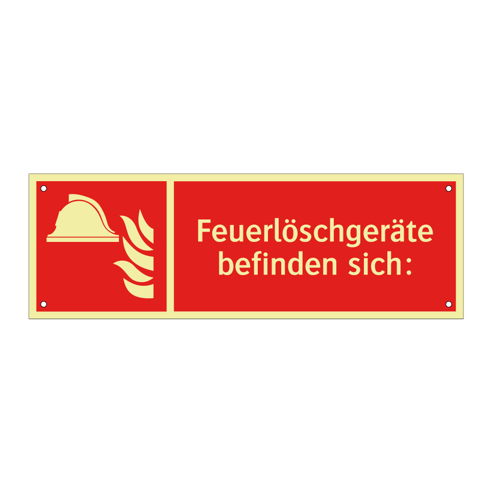 Feuerlöschgeräte befinden sich: