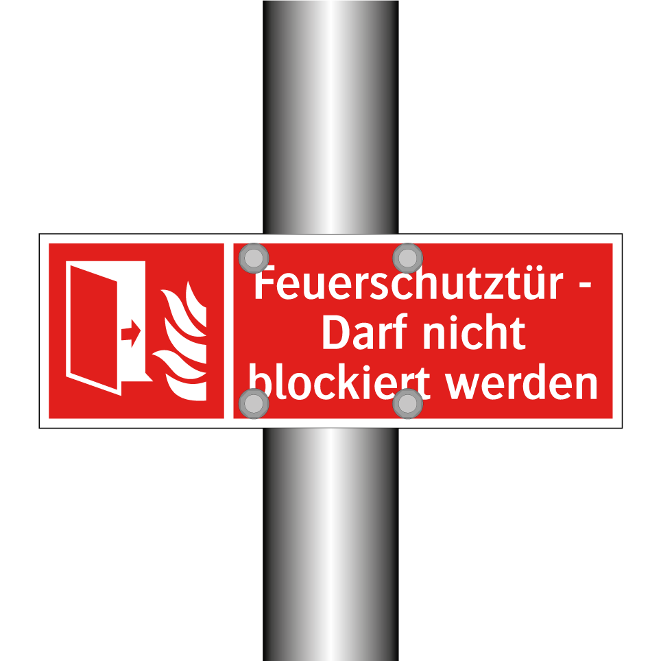 Feuerschutztür - Darf nicht blockiert werden