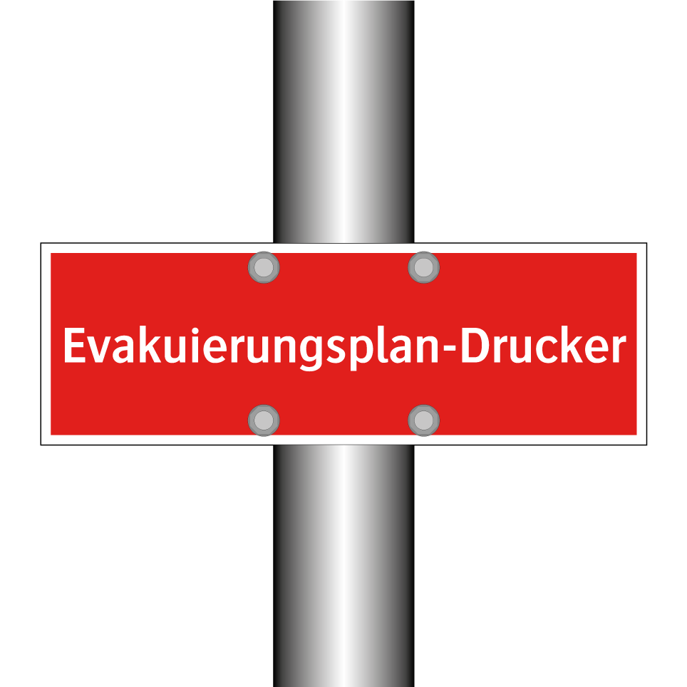Evakuierungsplan-Drucker
