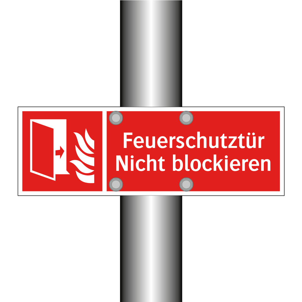 Feuerschutztür Nicht blockieren
